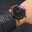 Black Tan Men's Watch, 45mm