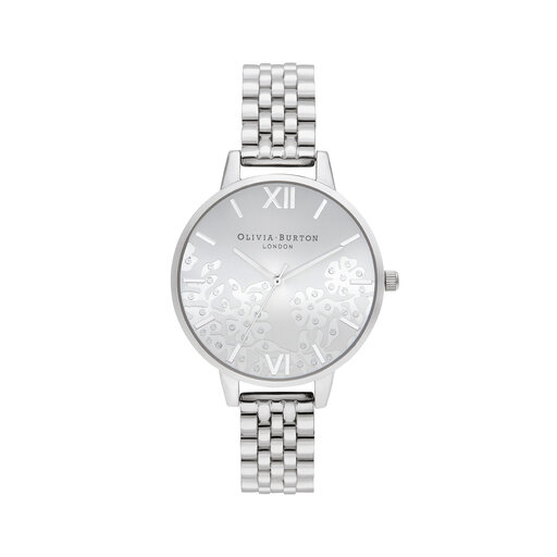 34mm Silver Bracelet Watch