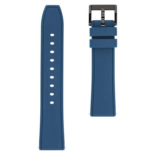 Movado Movado Connect 2.0 21mm Navy Silicone Strap