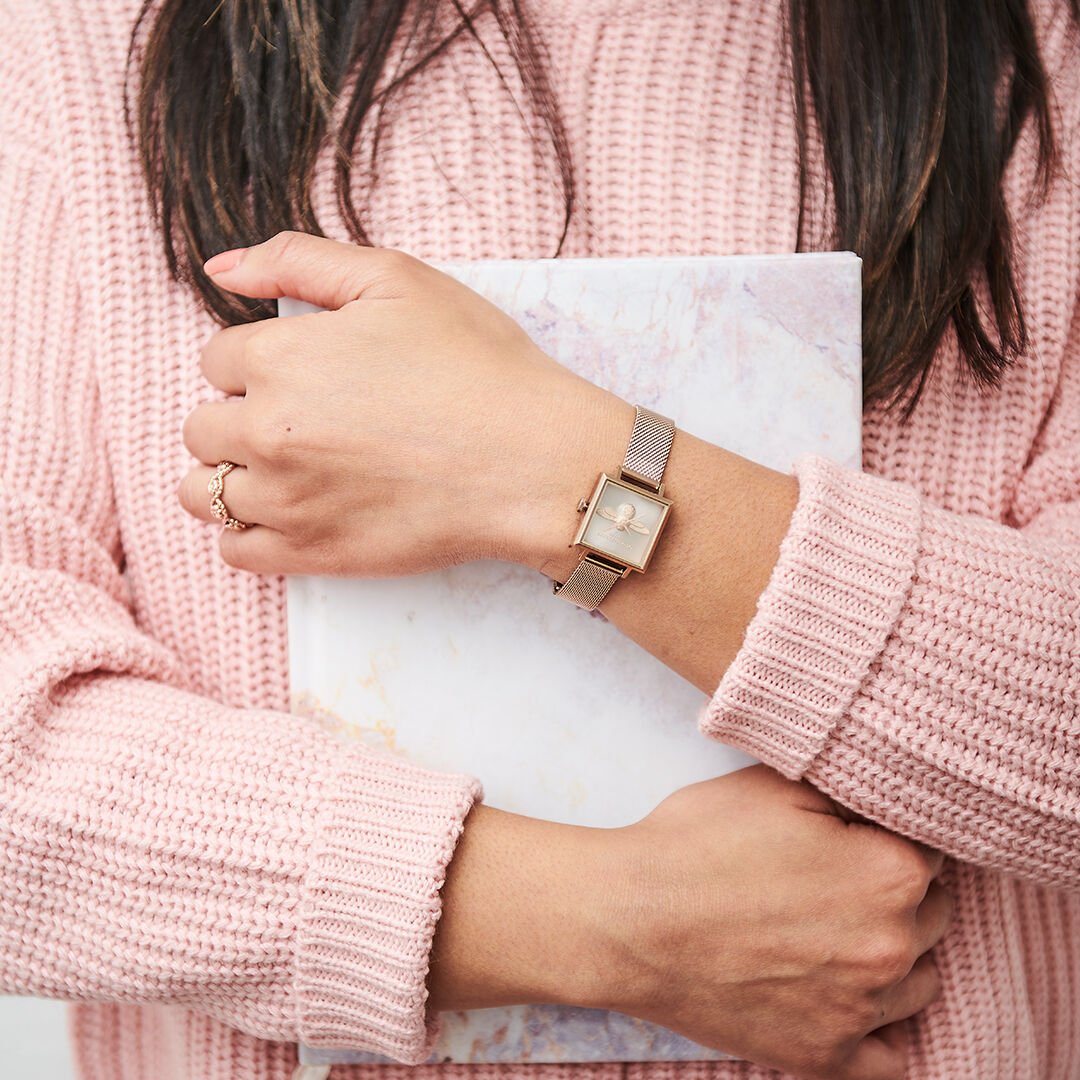 Olivia burton watch square clearance