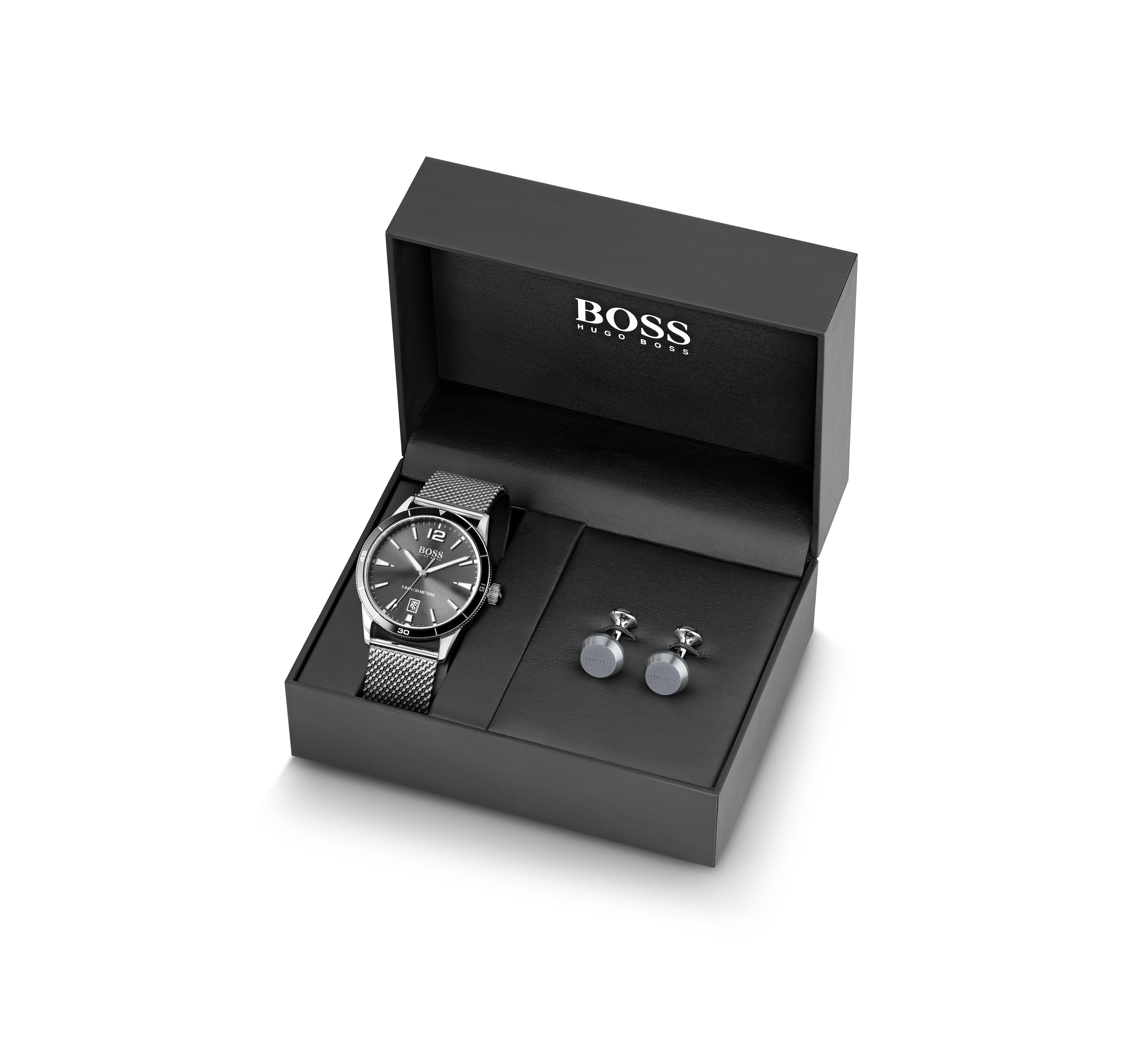 DRIFTER Men s Watch and Cuff Link Gift Set 42mm