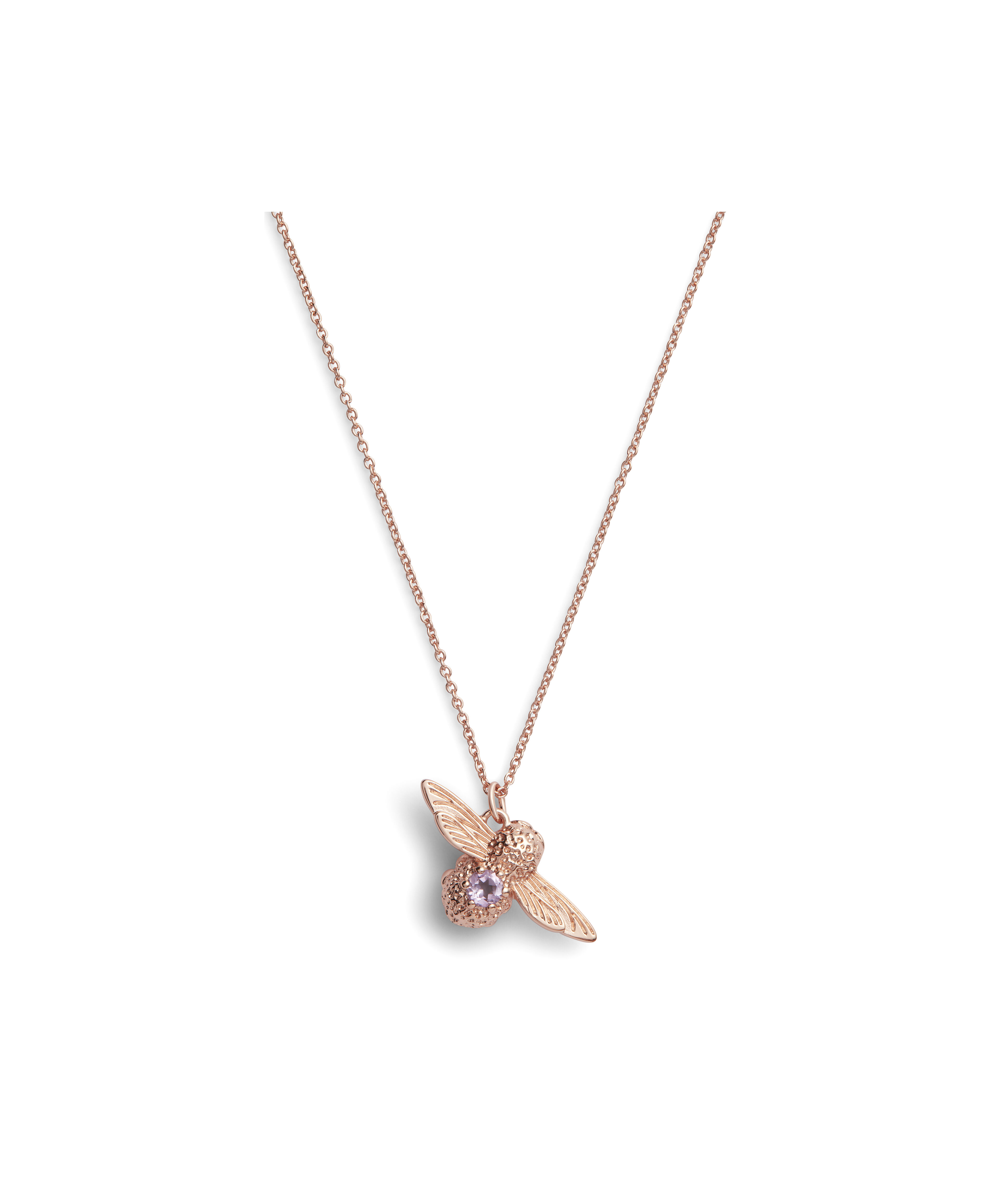 Classics Rose Gold Pearl Pendant Necklace | Olivia Burton London