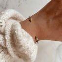 Crystal Stud Cuff Women's Bracelet