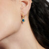 Gemstone Drop Women's Huggie