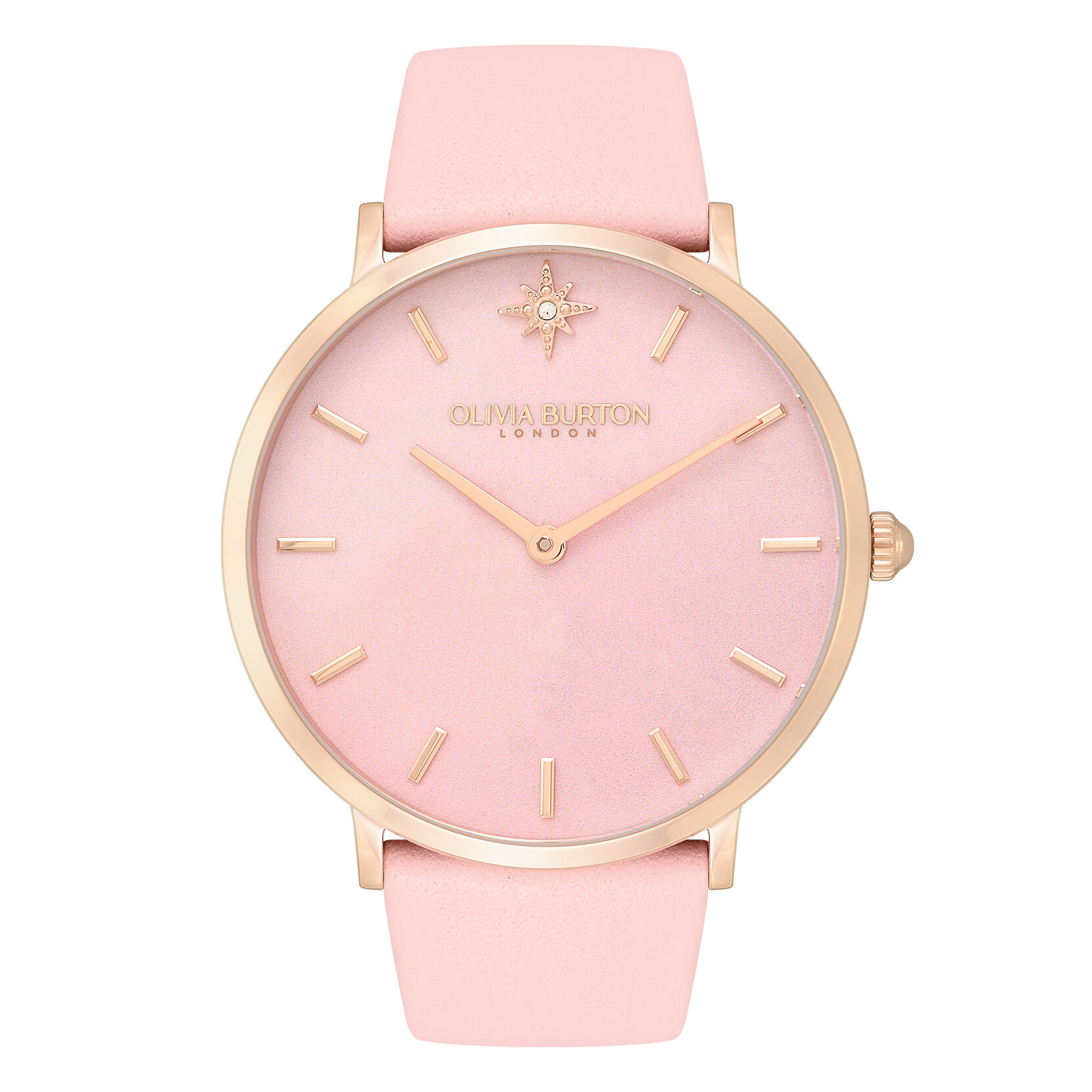 Olivia burton pink watch hot sale