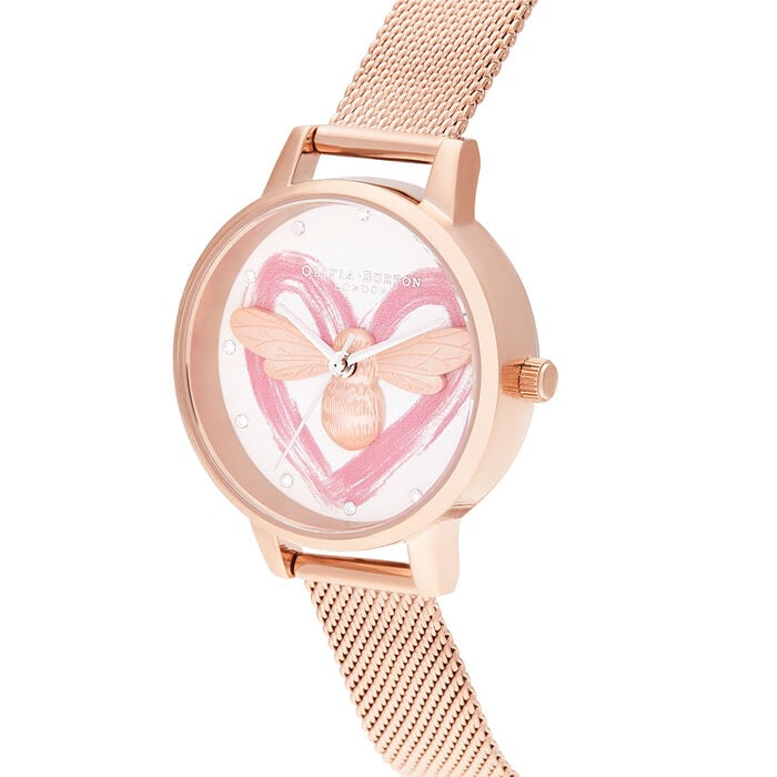 You Have My Heart Lucky Bee Women's Watch, 30mm