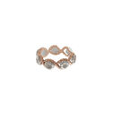 Floral Charm Rope Women's Ring