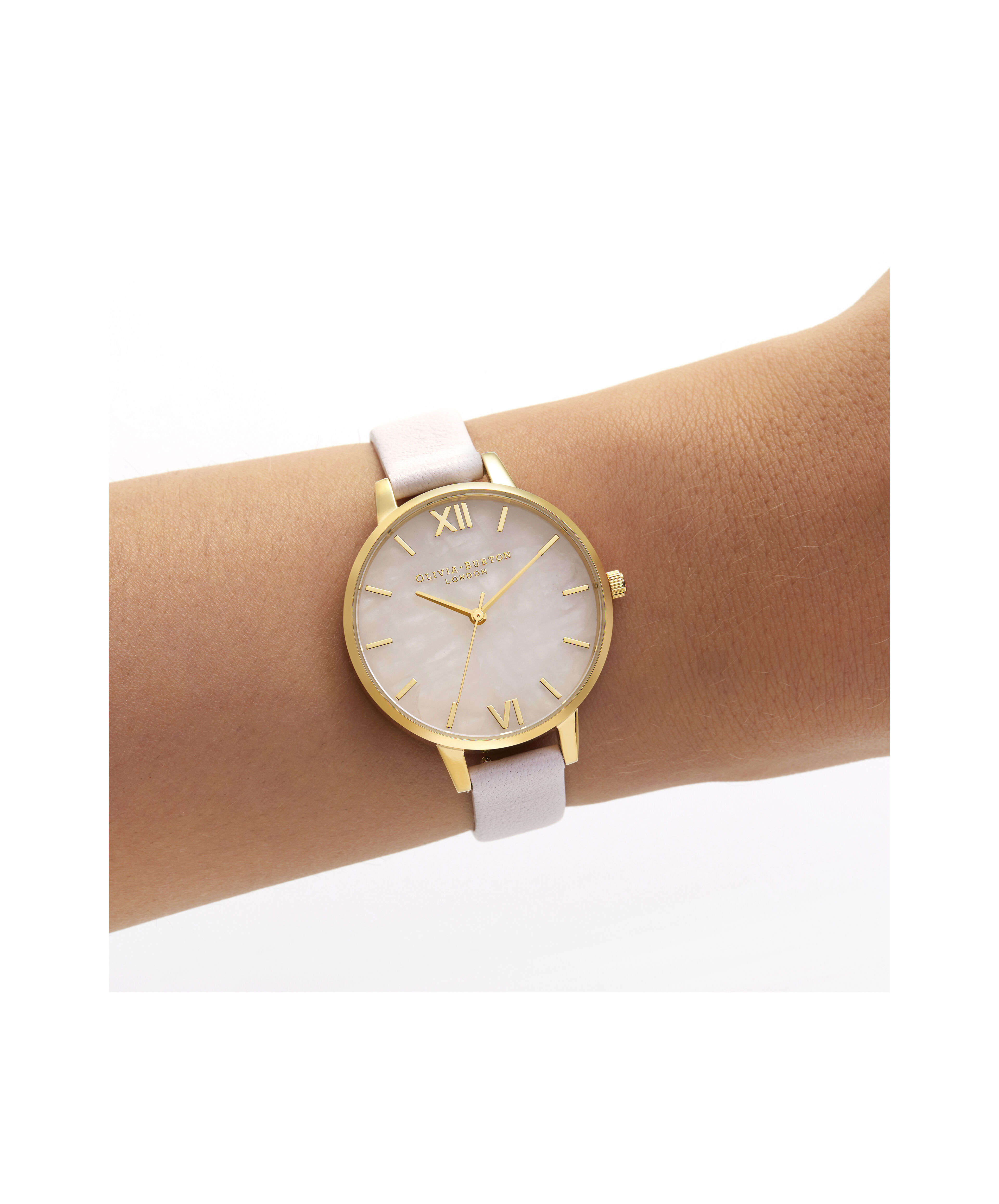 Olivia burton semi precious blossom sallow rose gold