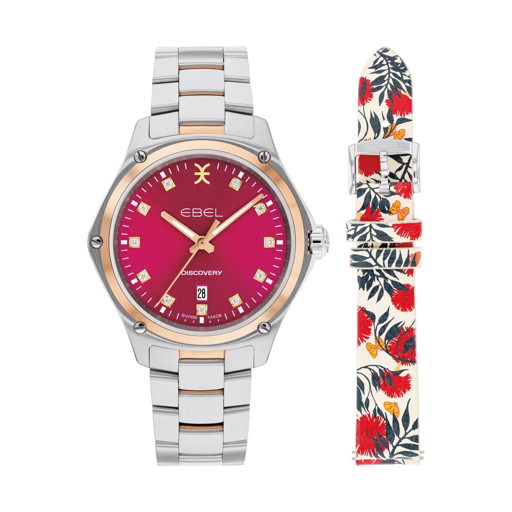 Discovery Women's Watch & Interchangeable Strap Gift Set, 33mm