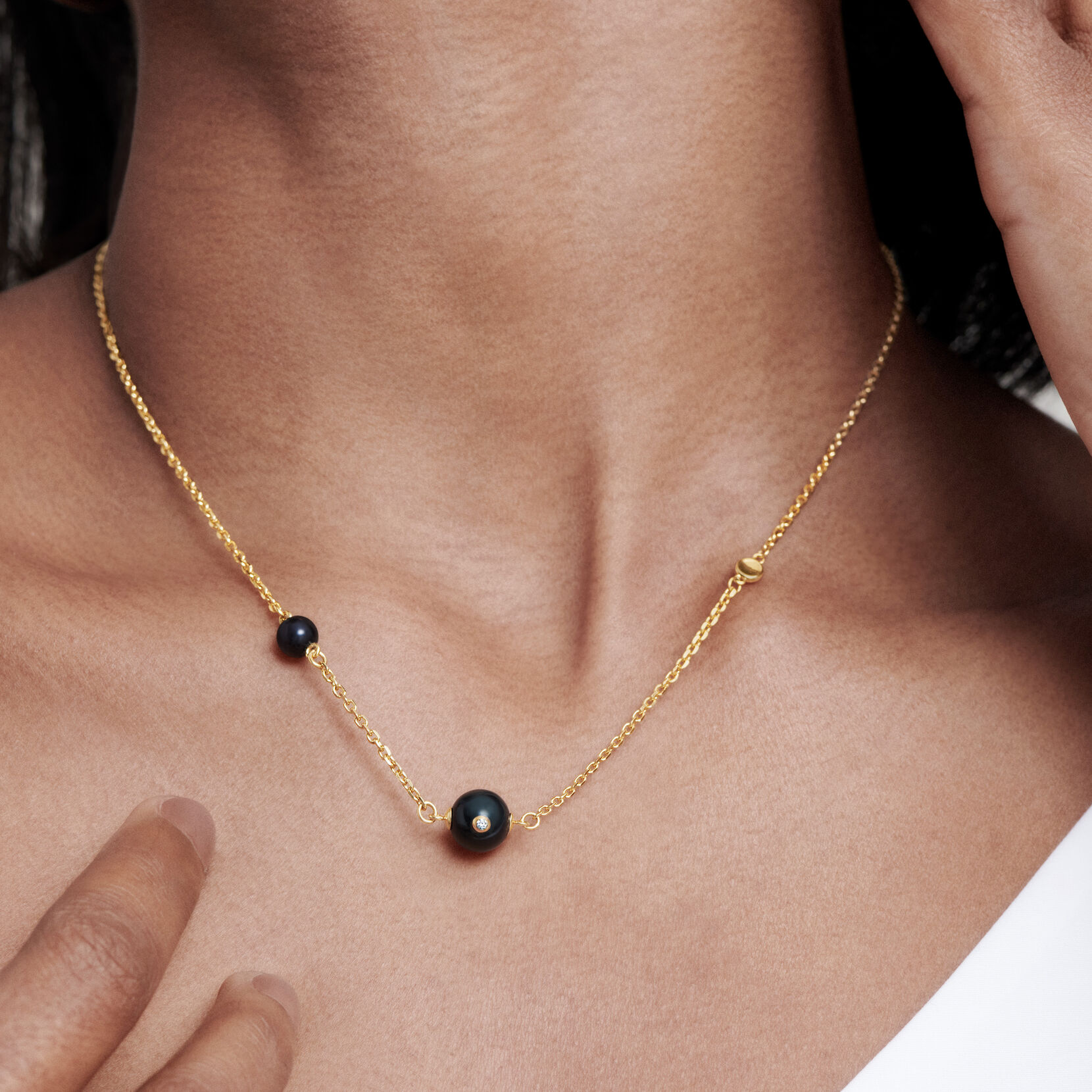 Short Signature Pearl Women's Necklace