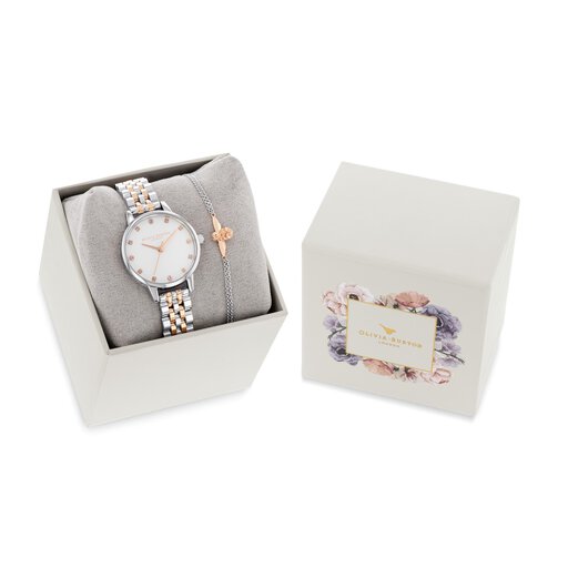 Classics Women's Watch & 3D Bee Gift Set, 30mm