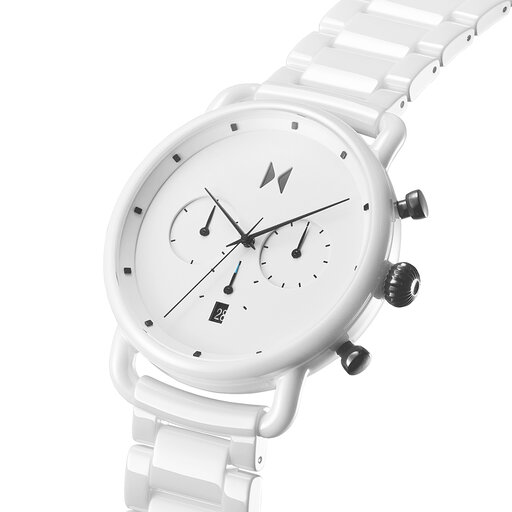 Blacktop Ceramic Men's Watch, 47mm