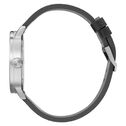 HUGO Men's #RASE Black Leather Watch
