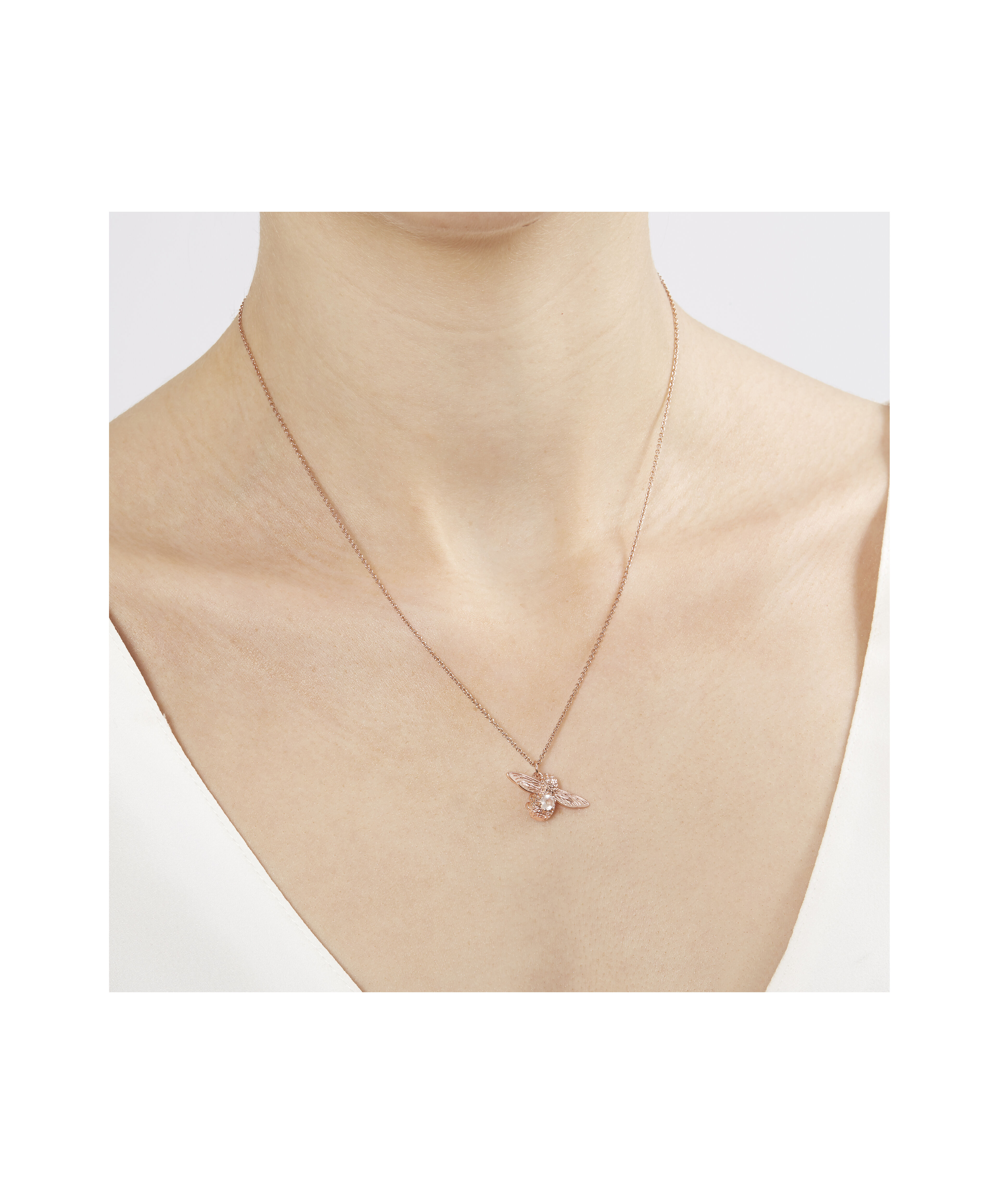 Olivia burton bee necklace new arrivals