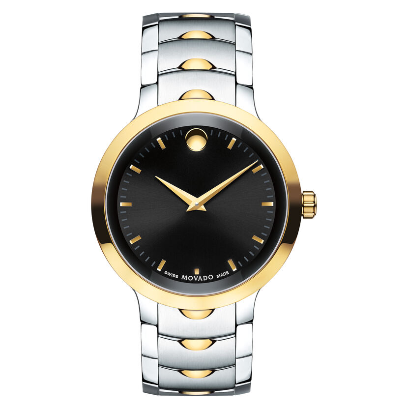 movado luno black