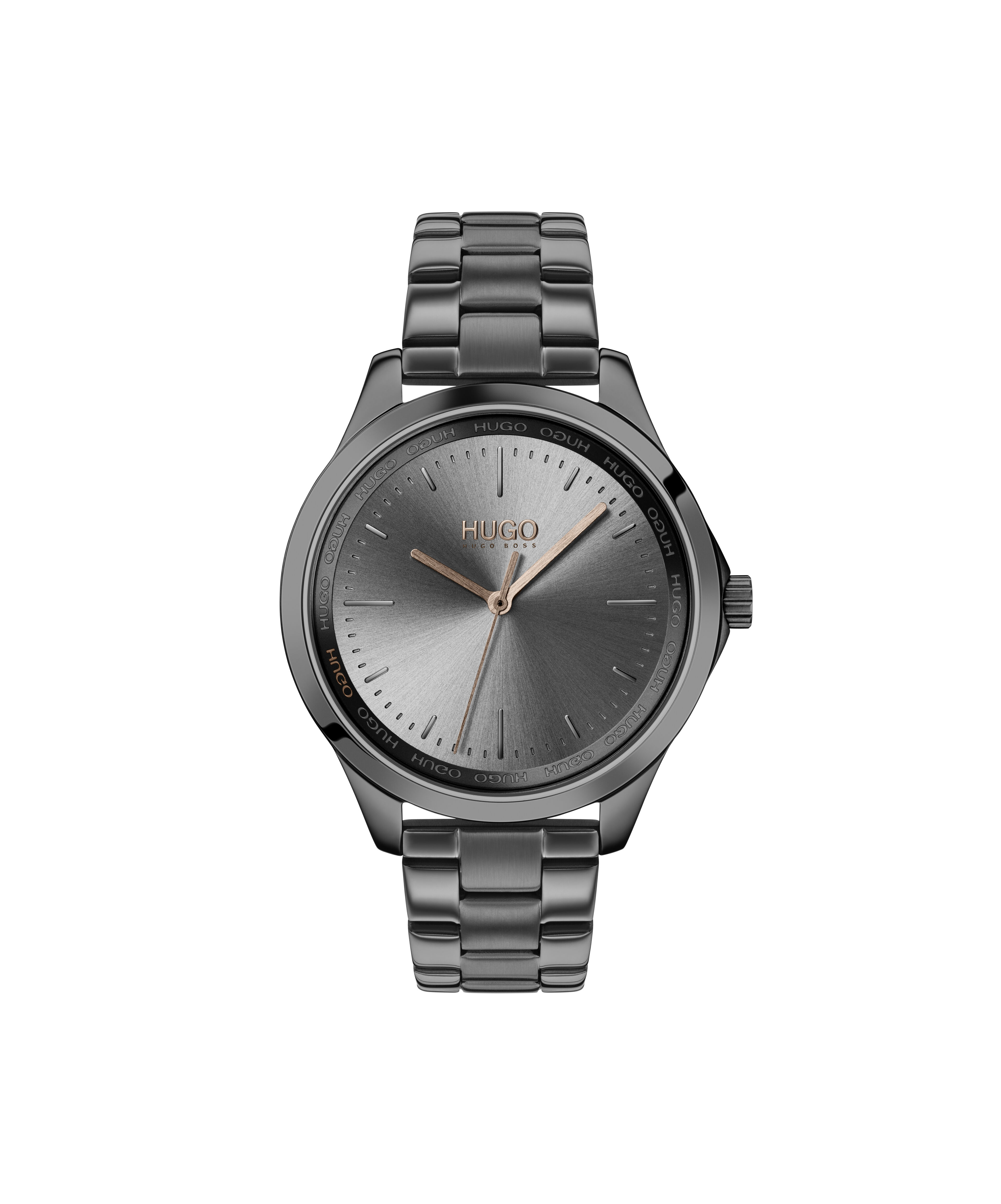 Black hugo boss women's watch hotsell