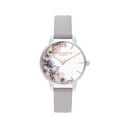 Watercolour Floral Demi Dial Rose Gold & Silver Watch and Bee Silver & Rose Gold Bracelet Gift Set