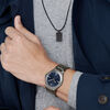 Micro Tag on Cord Men's Necklace