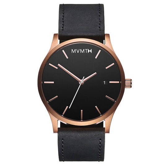 Classic Rose Gold Black, Classic Men's Watch Collection