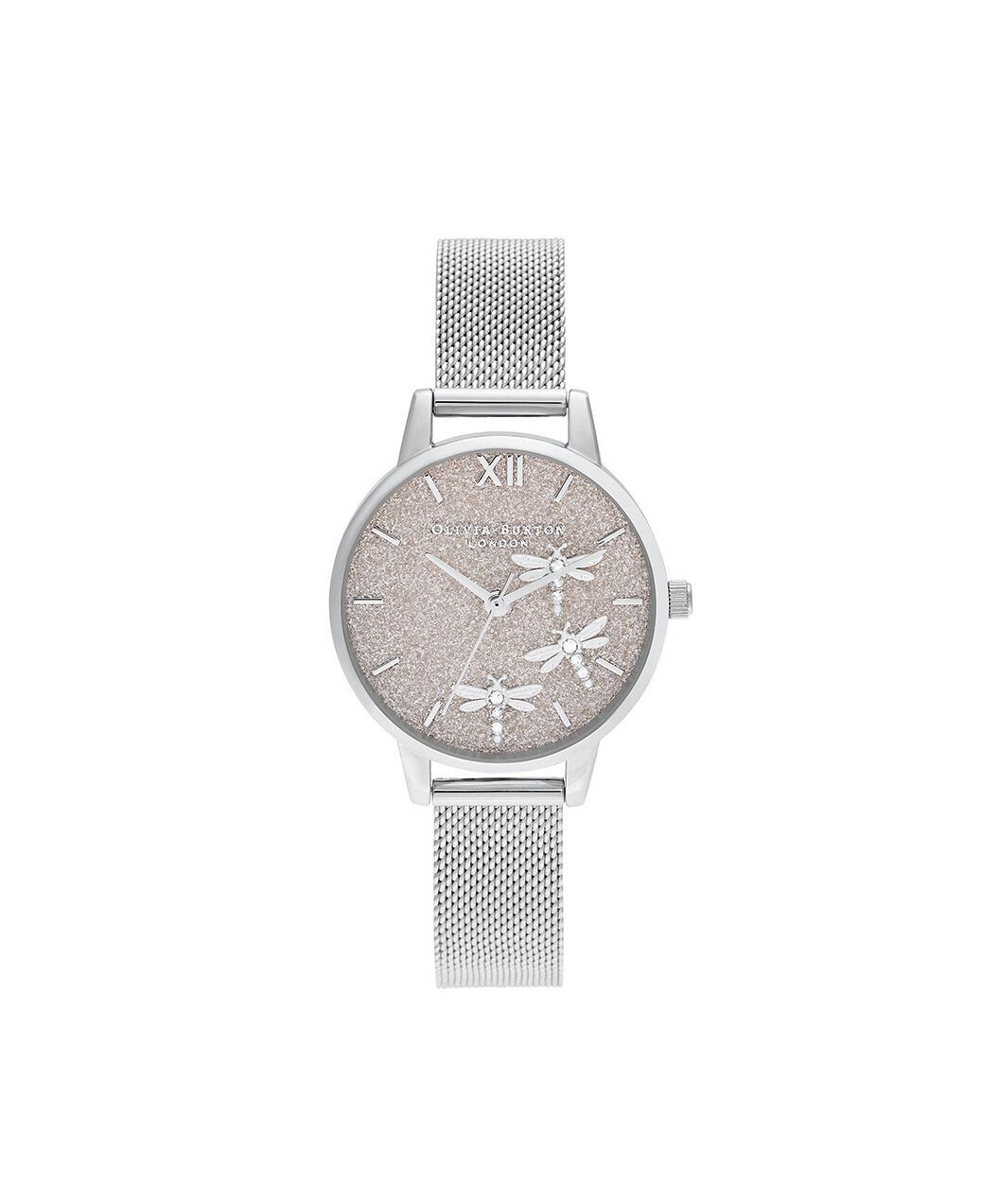 Midi dial rose gold mesh bracelet watch strap sale