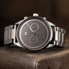 Victor Gunmetal Men's Watch, 43mm