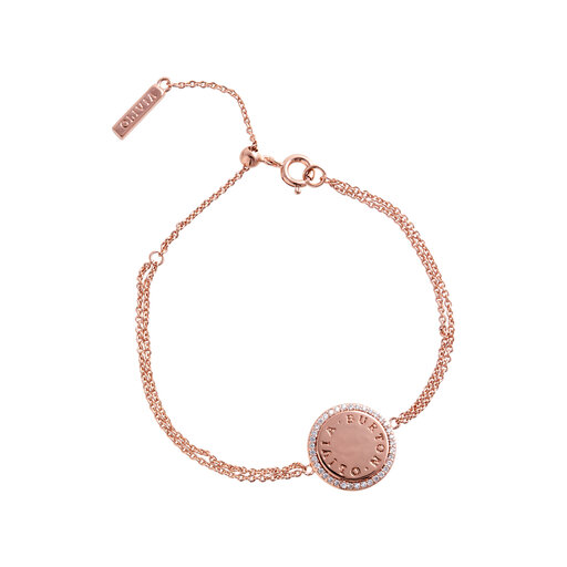 Rose Gold Disc Women's Bracelet
