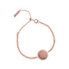 Rose Gold Disc Women's Bracelet