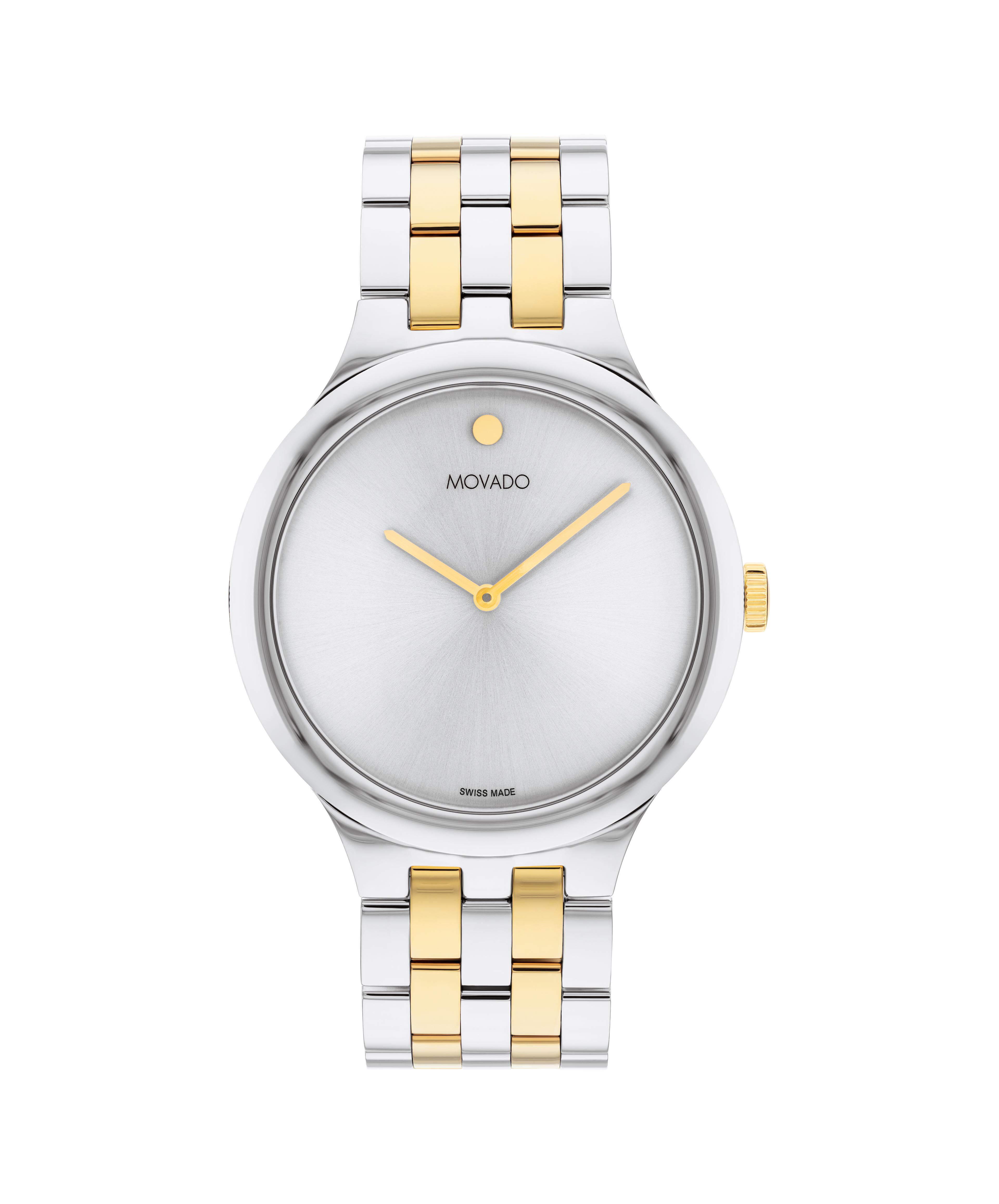 Movado mens watch white face store