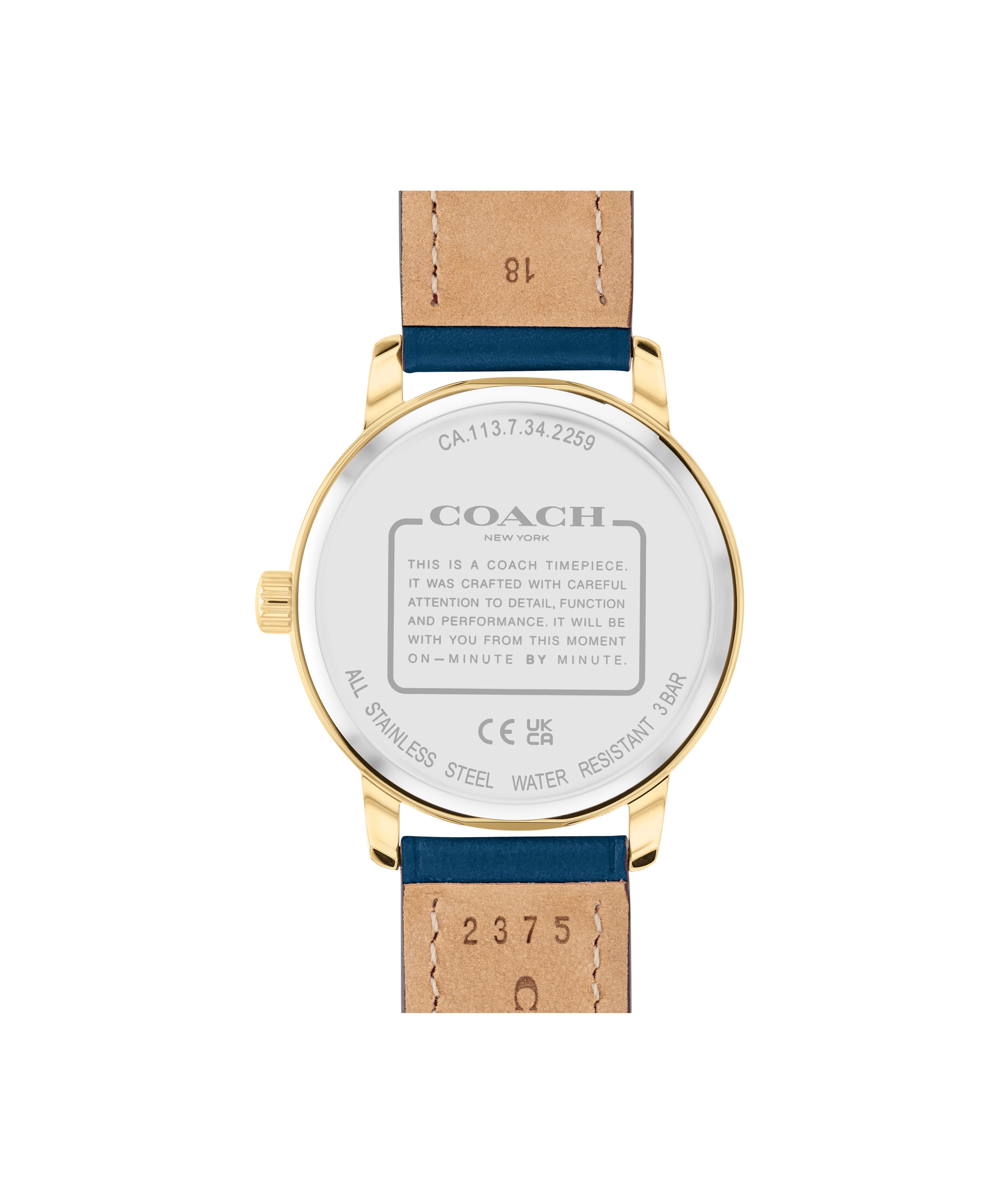 Coach sales bleecker watch