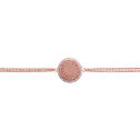 Rose Gold Disc Women's Bracelet