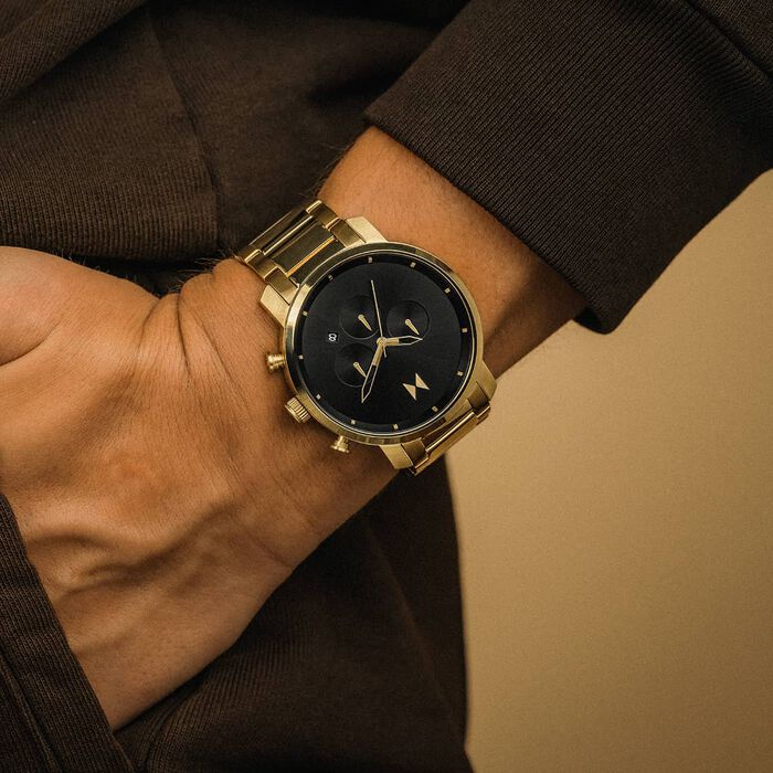 Lion Gold Chronograph Men's Watch, 45mm