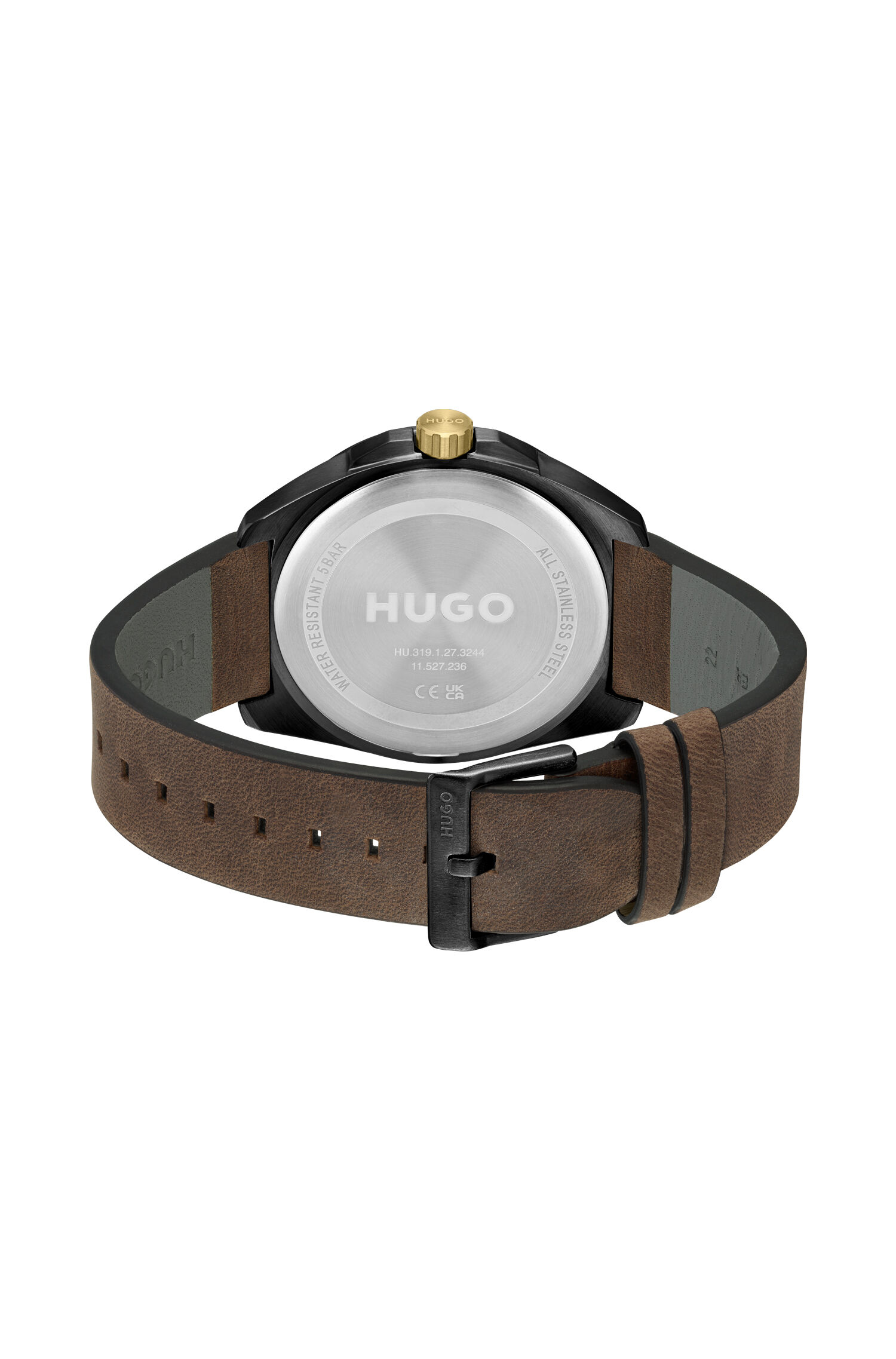 Hugo boss orange watch leather strap new arrivals