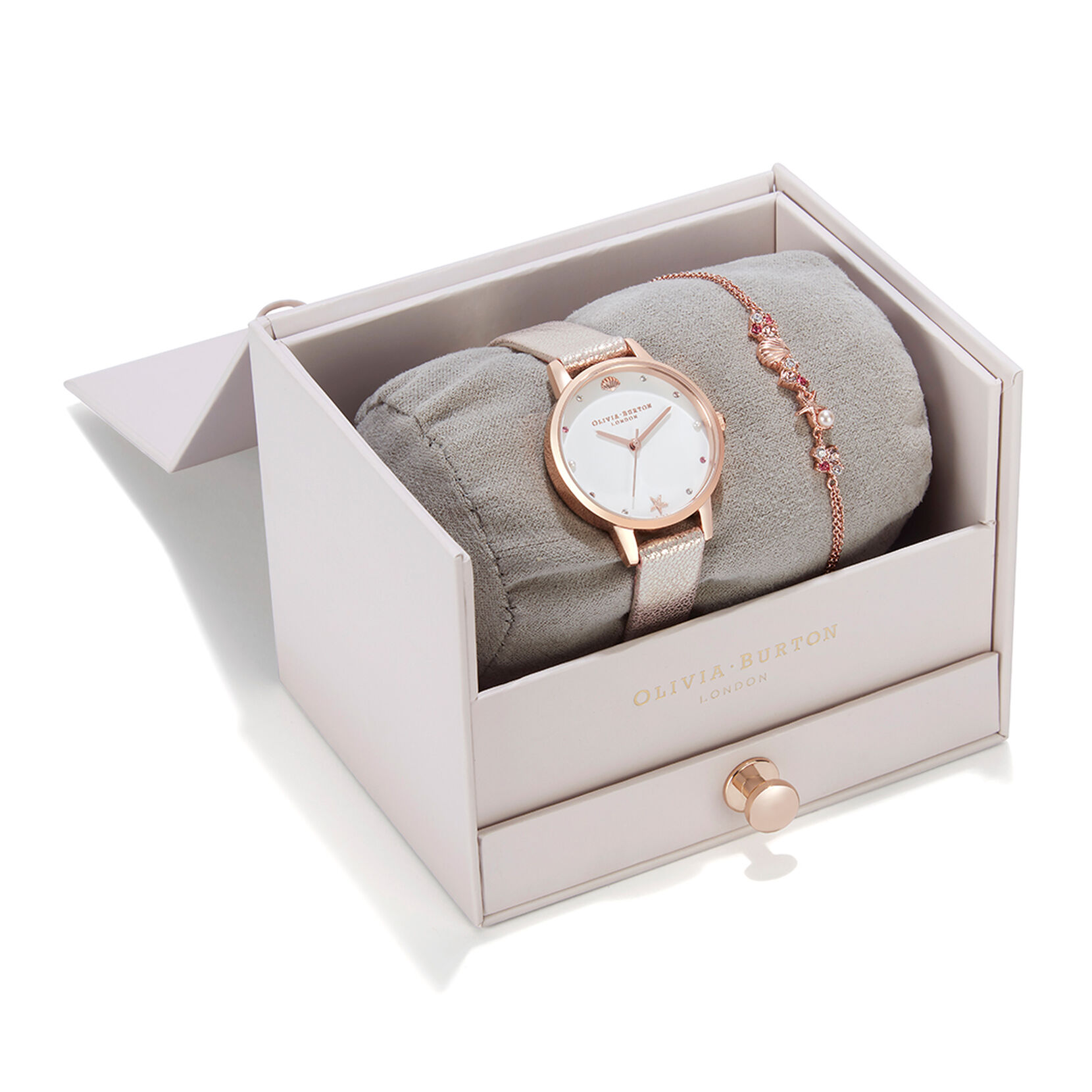 Sparkle Women's Watch & Bracelet Gift Set, 30mm