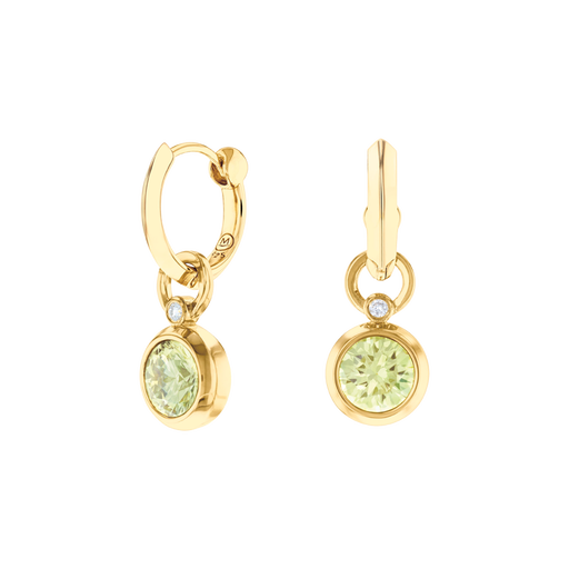 Gemstone Drop Women's Huggie