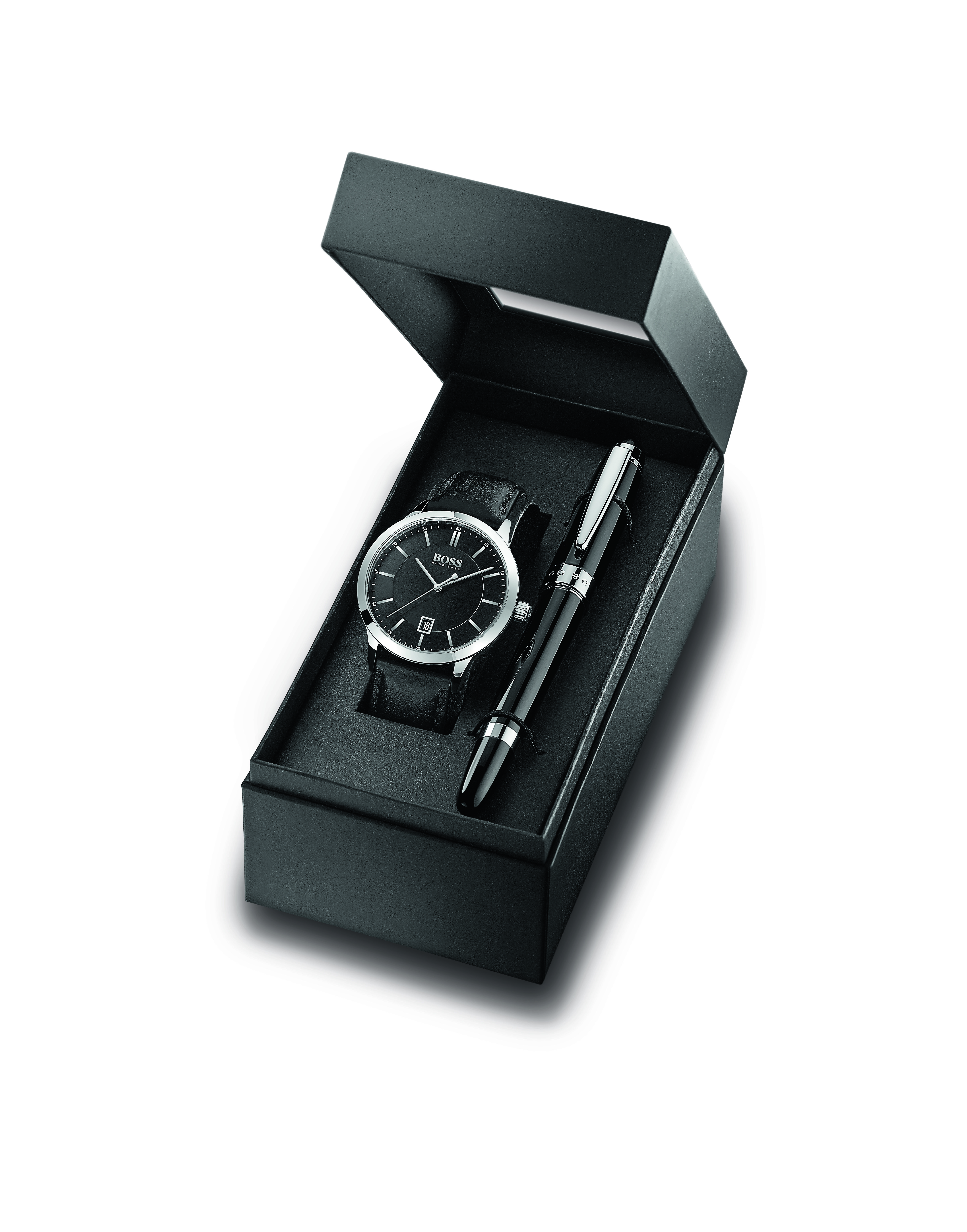 Hugo Boss Movado Company Store Hugo Boss Officer Men s Leather Watch