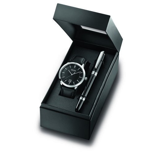 Officer Men's Watch & Pen Gift Set, 41mm
