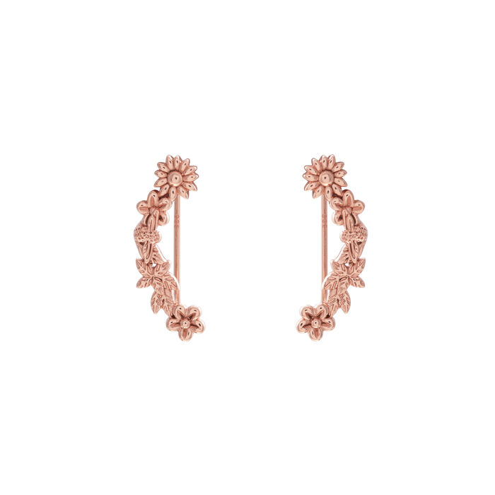 Bee Blooms Crawler Women's Earrings