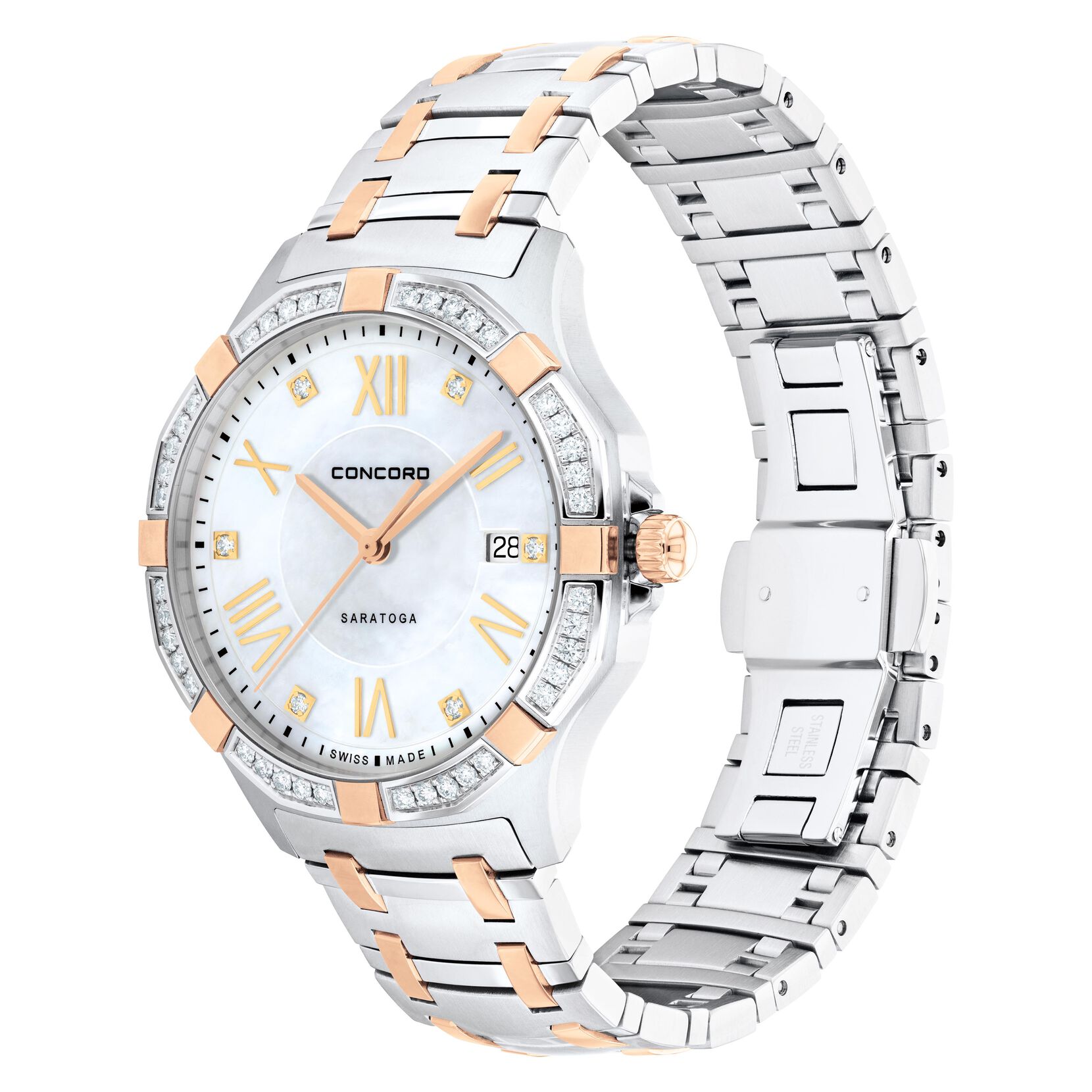 Saratoga Diamond Men's Watch, 40mm