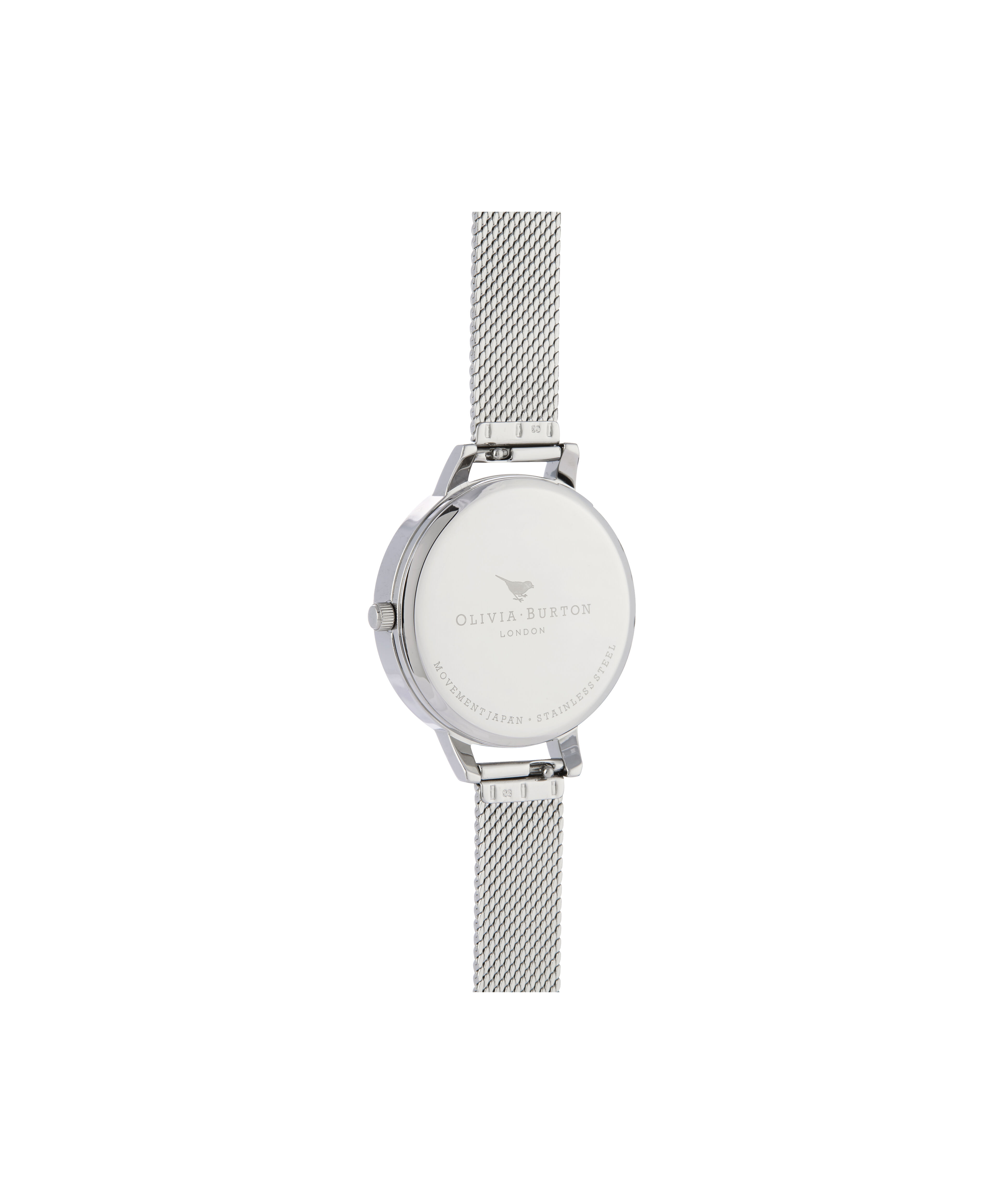 Olivia Burton Movado Company Store Sunray Demi Dial Watch with Boucle Mesh