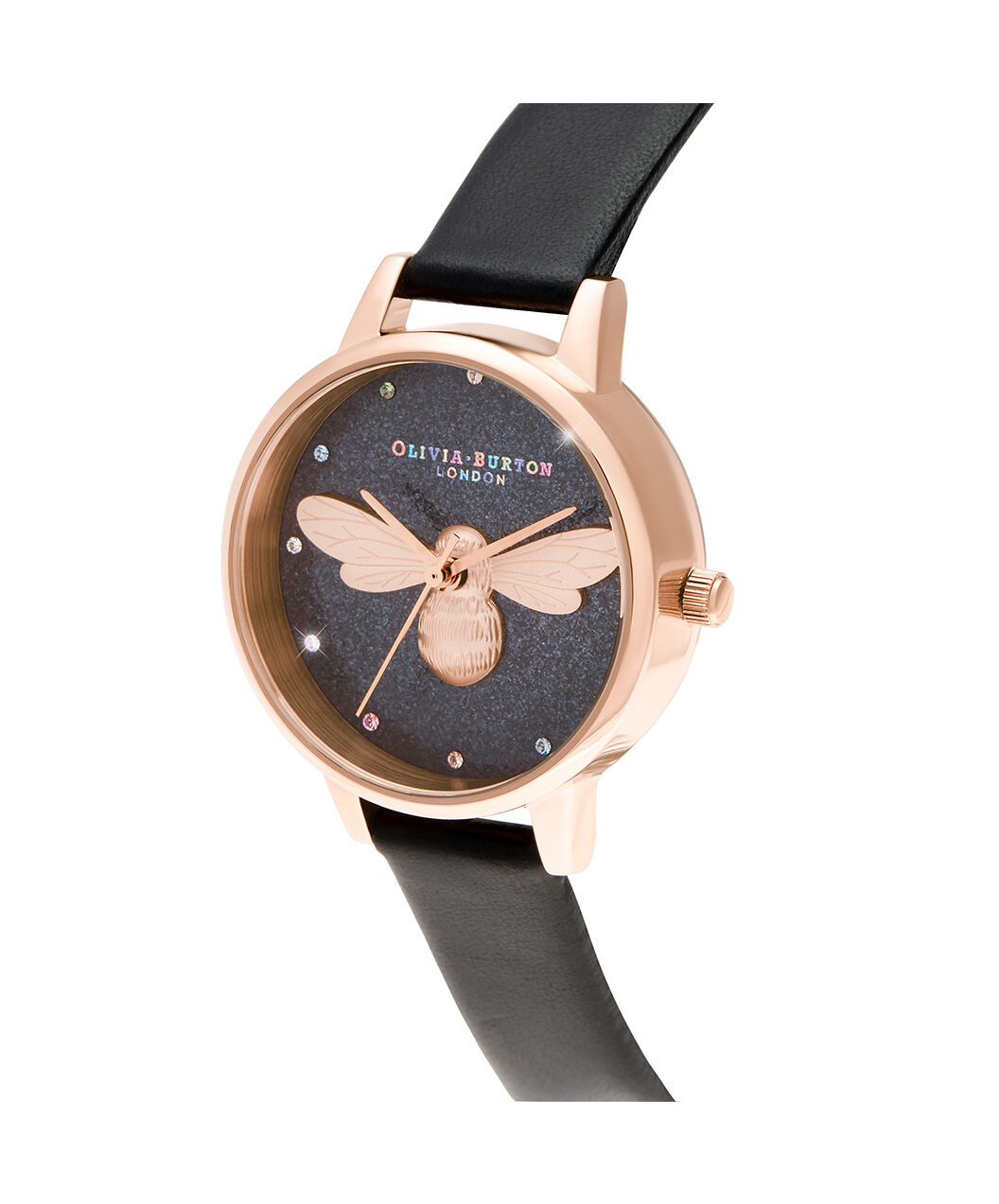 Olivia burton leather strap watches womens cheap