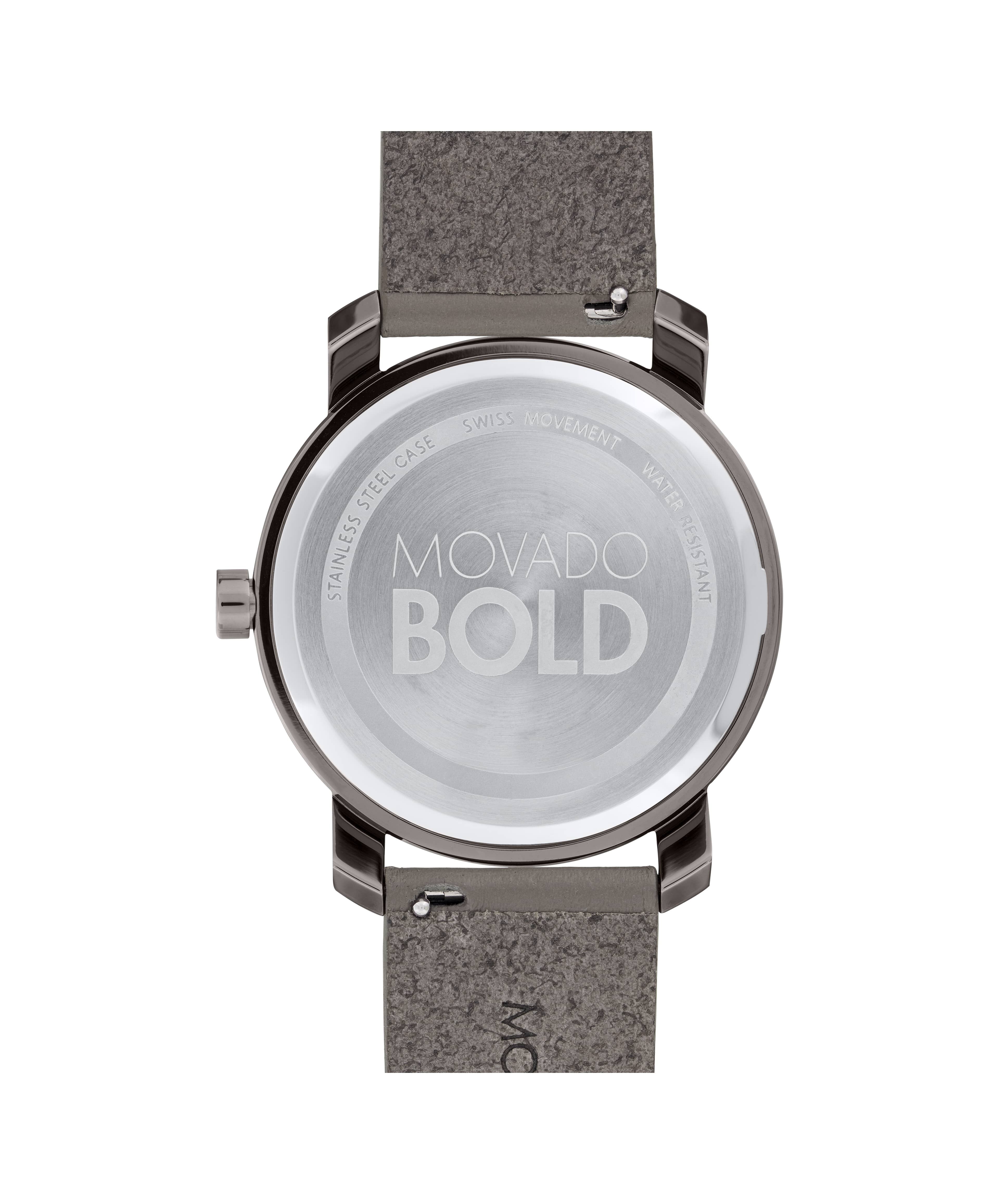 Movado Movado Company Store Movado Trend Men s Grey Leather Strap Watch