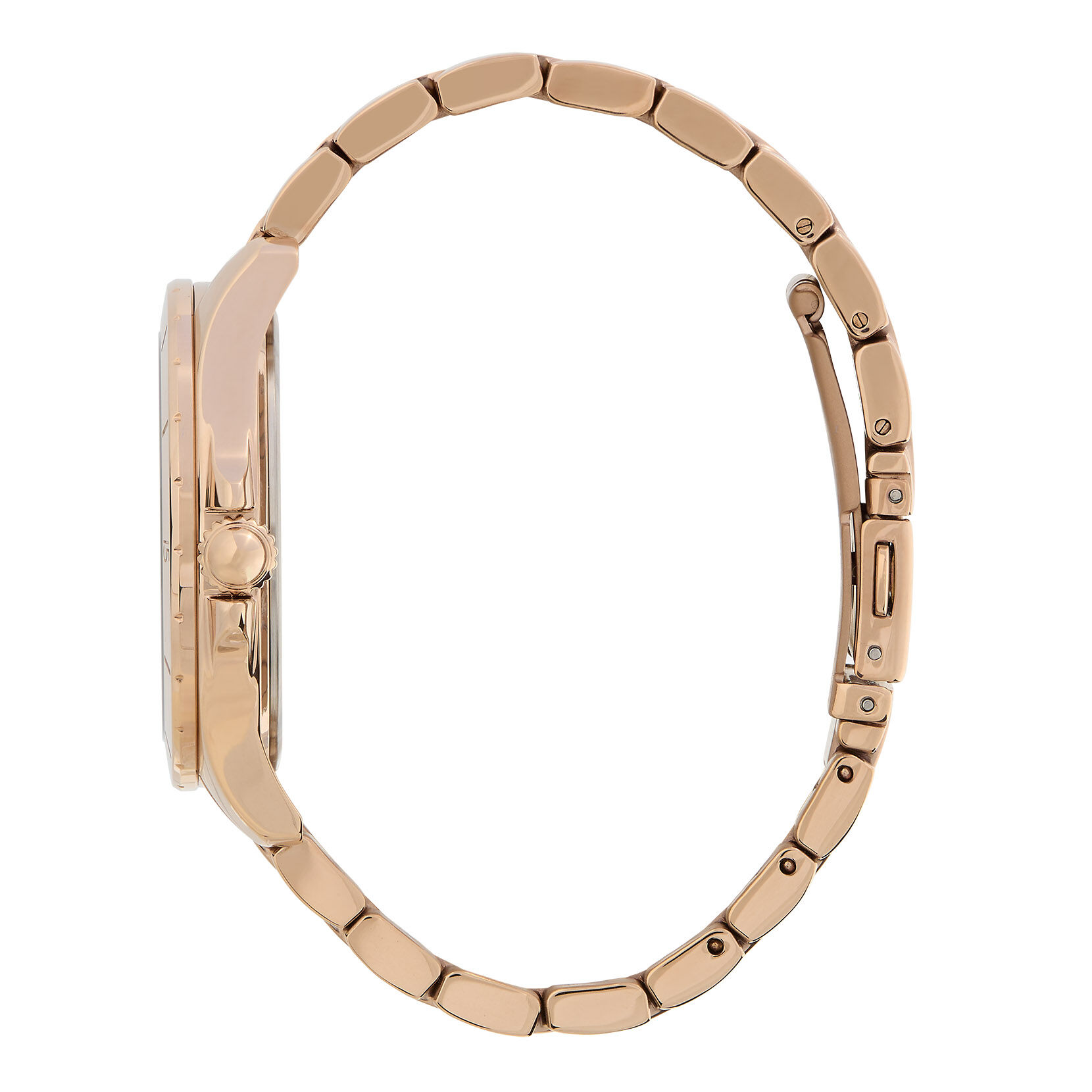 Guilloche Metallic Women's Watch, 36mm