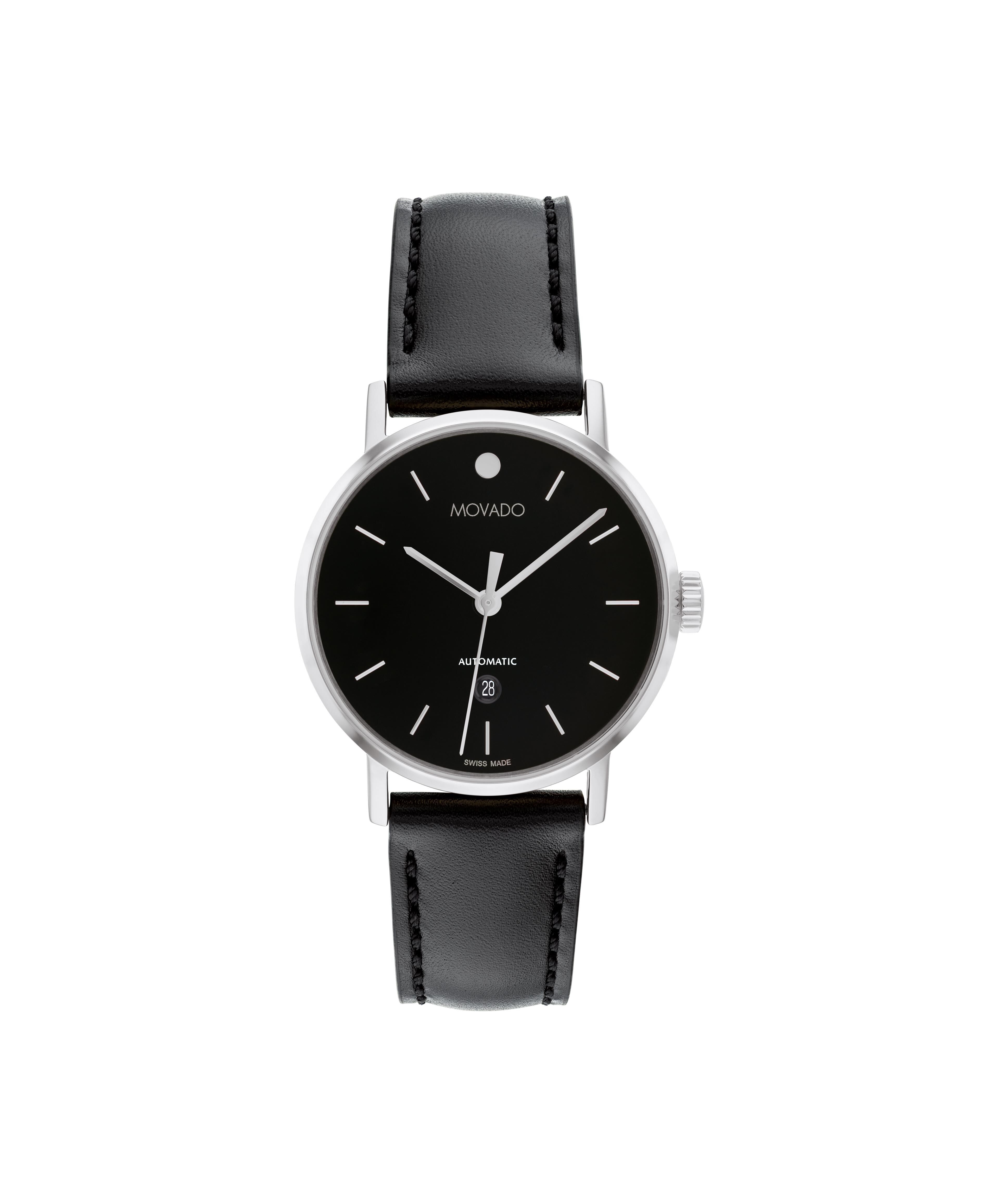 稼働 MOVADO 腕時計 エリーロ スクエア 新品電池 ボーイズ 2針