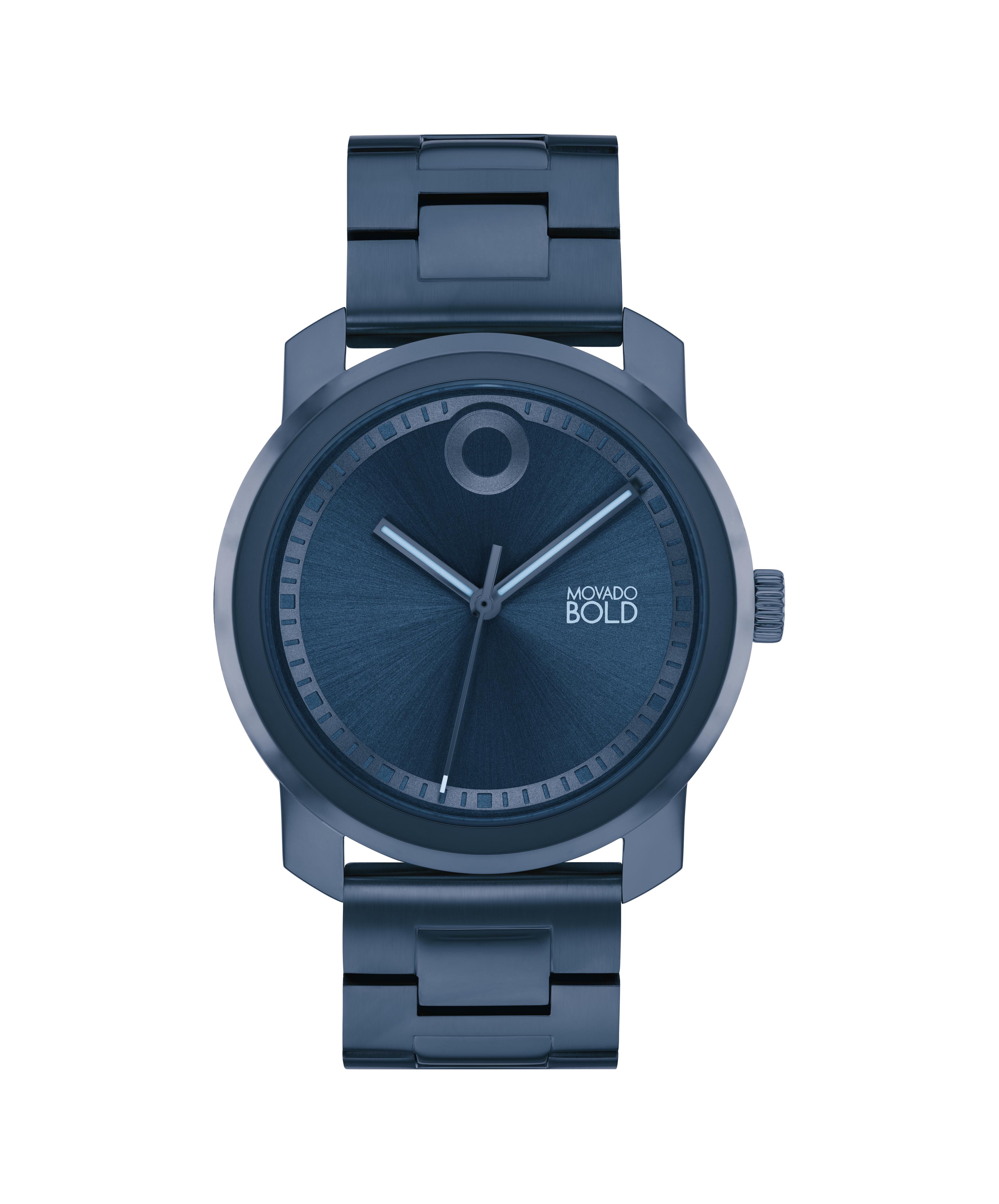 Blue movado on sale