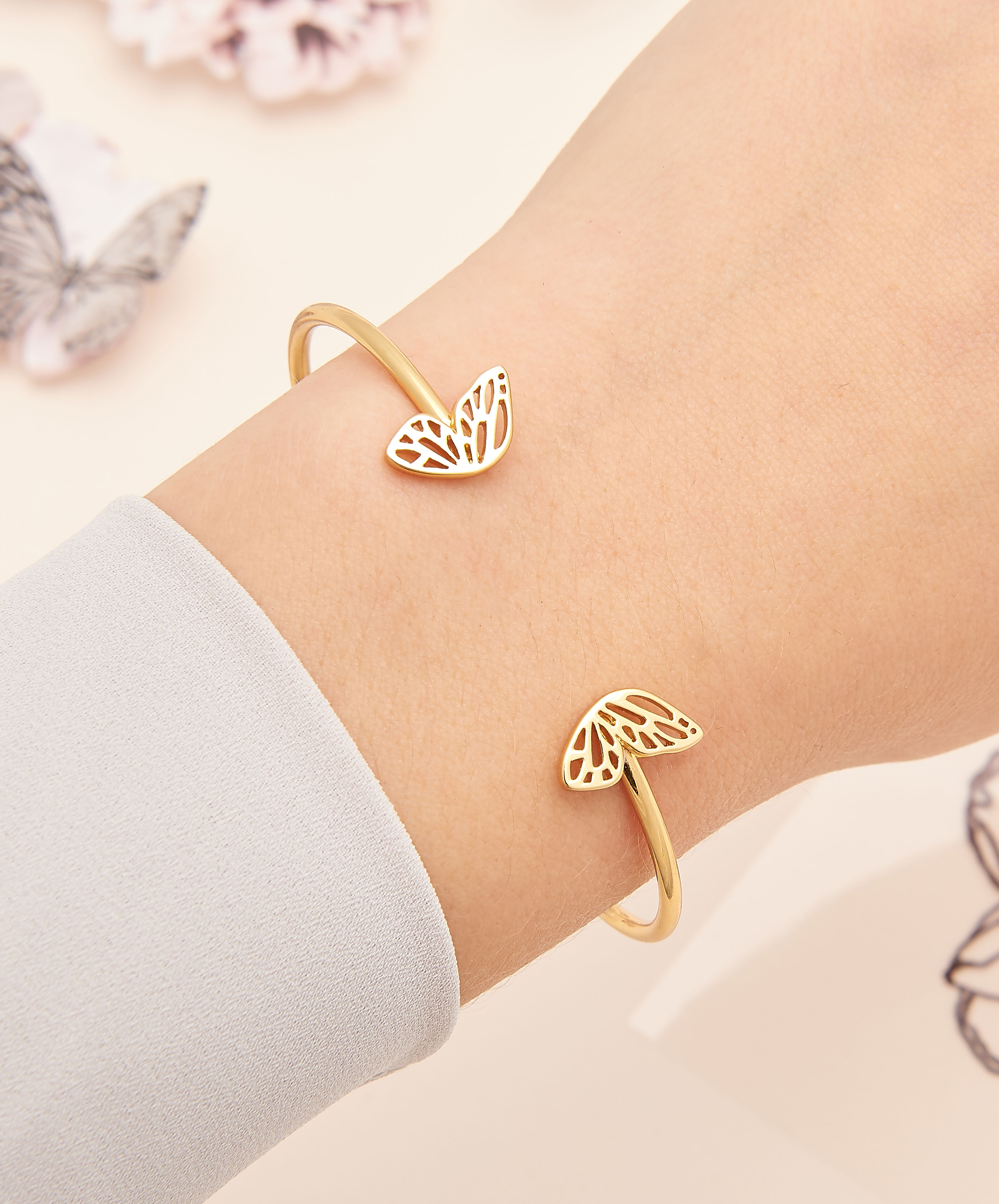 Olivia burton butterfly bracelet best sale