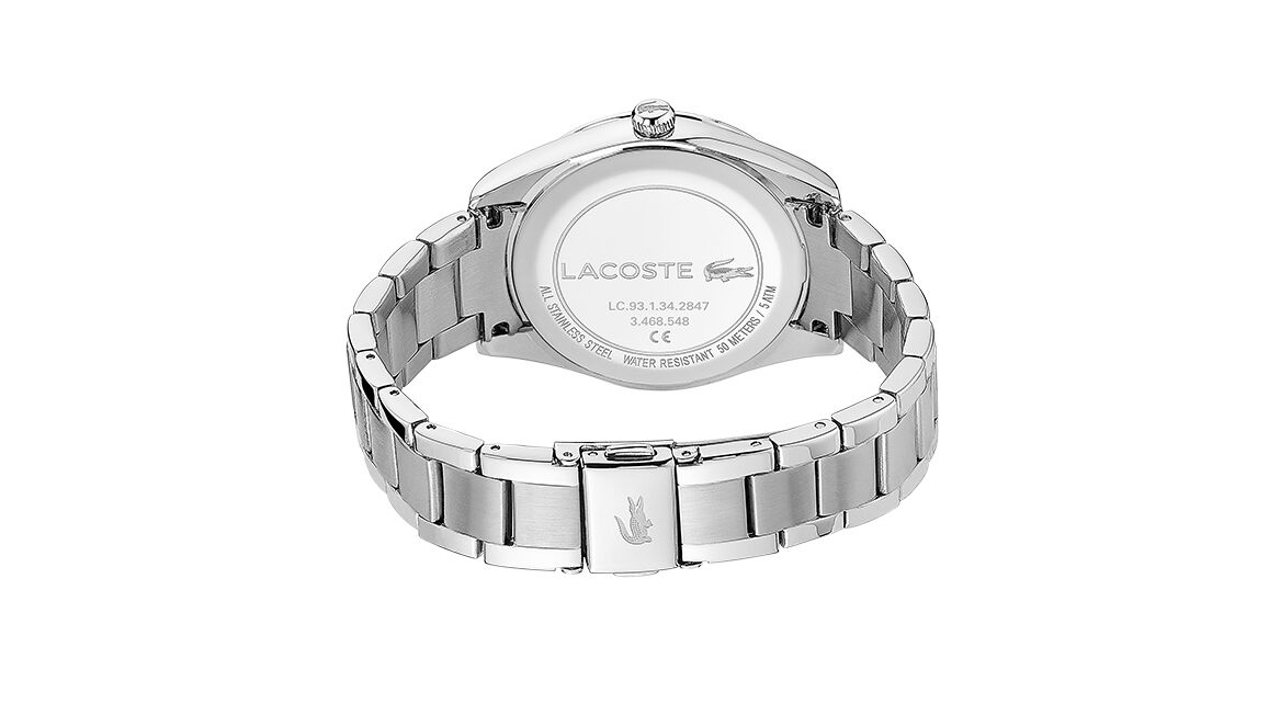 Lacoste watch stainless hotsell steel
