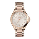 Guilloche Metallic Women's Watch, 36mm