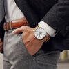 White Tan Men's Watch, 45mm