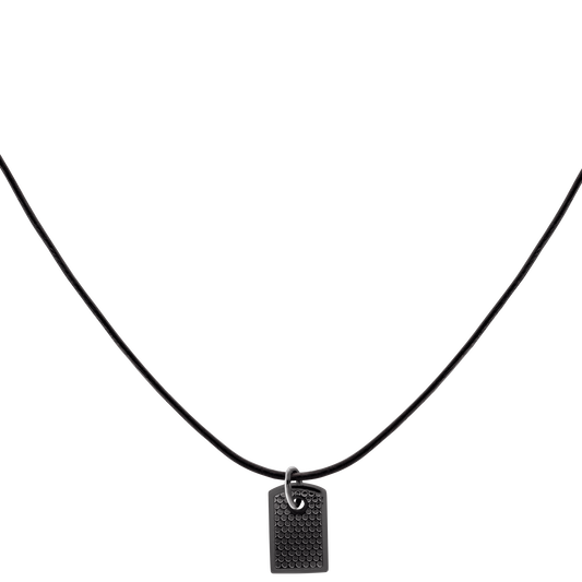 Movado heart necklace best sale black