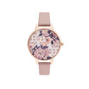 Wildflower Women's Vegan Watch & 3D Bee Bracelet Gift Set, 34mm